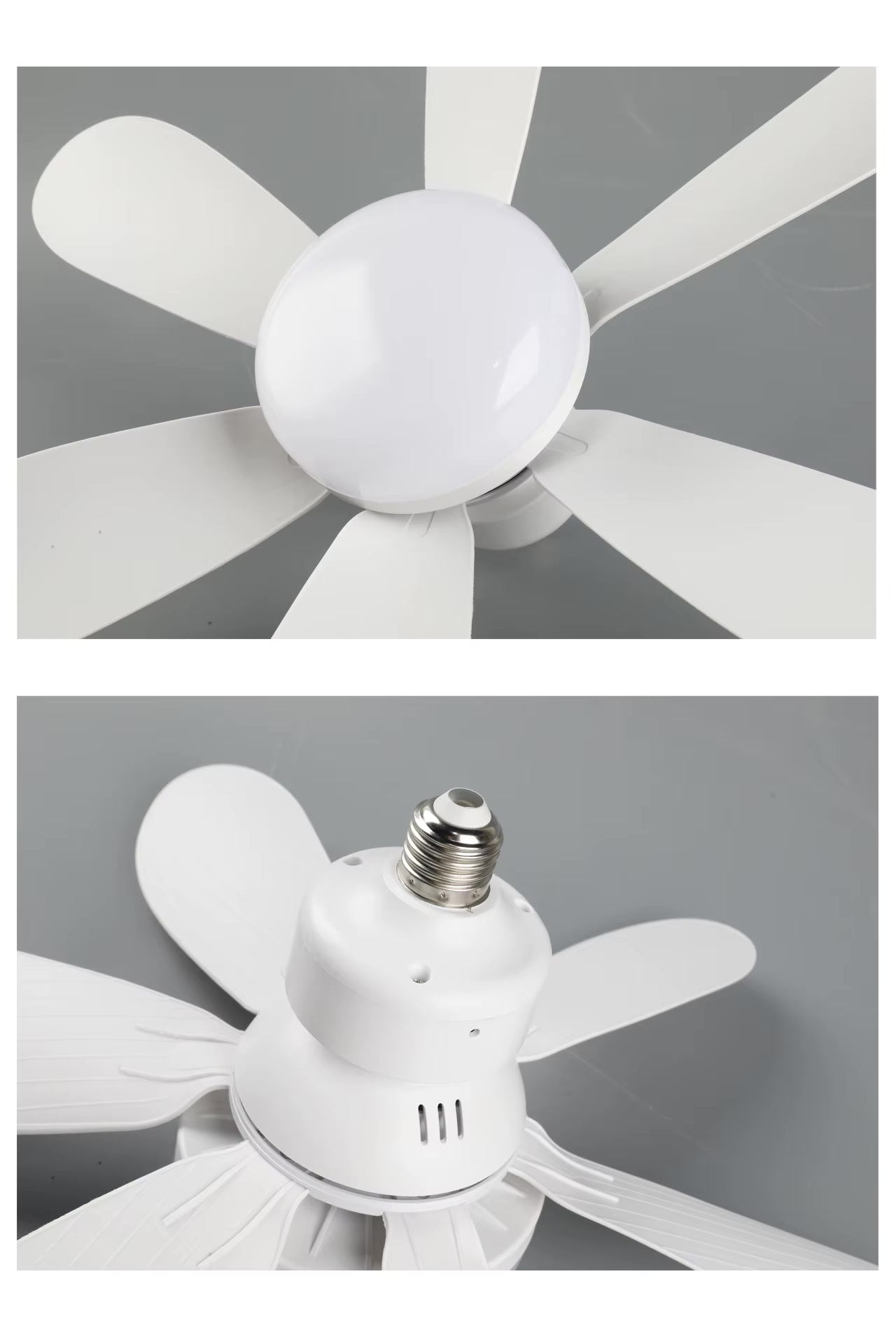 Detail LED et culot E27 filete